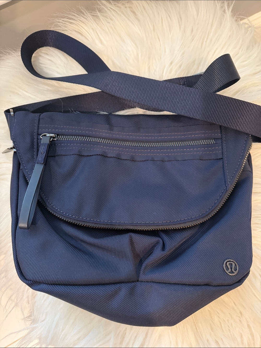 lululemon athletica Dark Navy Crossbody Messenger Bag